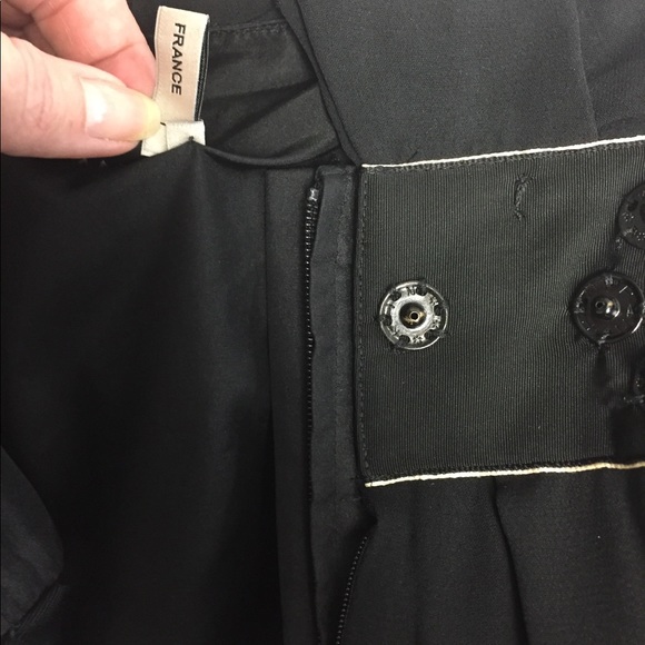 RARE!! LANVIN sz 10 VTG Empire black silk evening gown - Picture 6 of 8